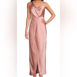 Gianni Bini Pink Satin Dress, Size 4